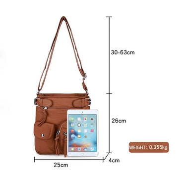 Amanda™ | Multi-Pocket Crossbody Bag Soft Shoulder Purse Bag