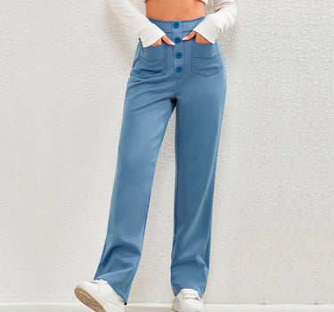 Lindy™ |HIGH-WAISTED ELASTIC CASUAL PANTS