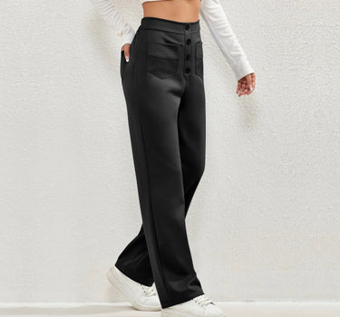 Lindy™ |HIGH-WAISTED ELASTIC CASUAL PANTS