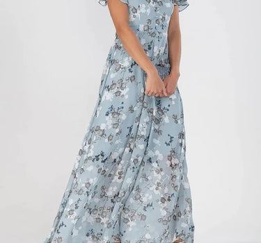 Anna™ | dress with short sleeves and floral pattern