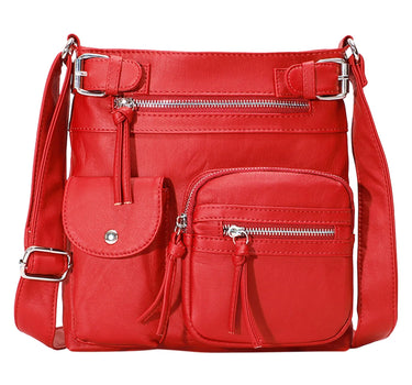 Amanda™ | Multi-Pocket Crossbody Bag Soft Shoulder Purse Bag