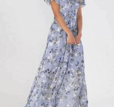 Anna™ | dress with short sleeves and floral pattern