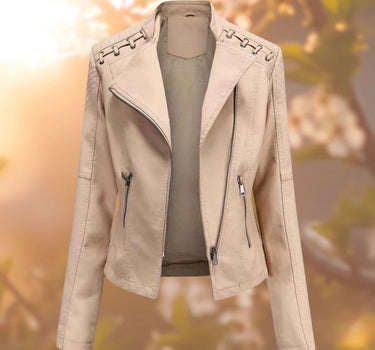 Nicole - Women's stylish leather jacket