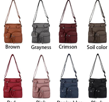 Amanda™ | Multi-Pocket Crossbody Bag Soft Shoulder Purse Bag